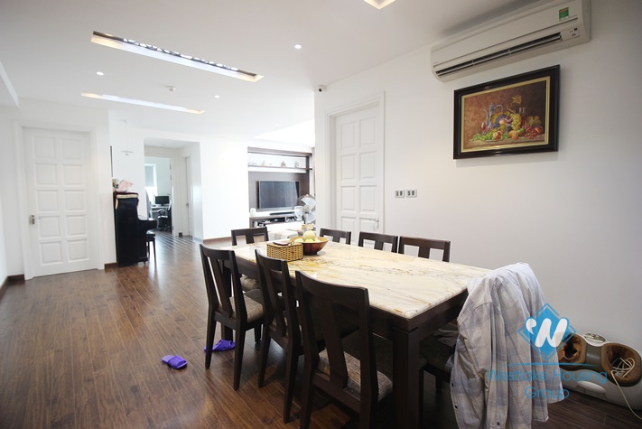 Three bedrooms apartment for rent in E building Ciputra, Ha Noi